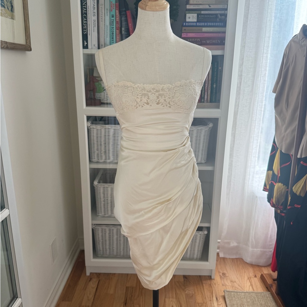 NWT Les Sculptures 'La Saudade brodée' Minidress JACQUEMUS FR34